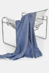 Magiclinen Heavyweight Linen Throw Blanket In Denim At Urban Outfitters