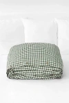 Magiclinen Linen Duvet Cover In Forest Green Gingham At Urban Outfitters