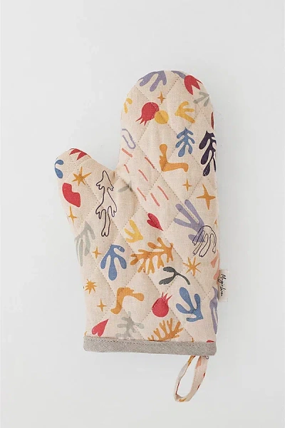 Magiclinen Linen Oven Mitt In Abstract Print At Urban Outfitters