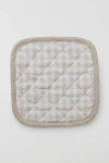 Magiclinen Linen Pot-holder In Natural Gingham At Urban Outfitters