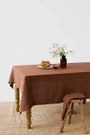 Magiclinen Linen Tablecloth In Chocolate Brown At Urban Outfitters