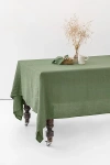 Magiclinen Linen Tablecloth In Forest Green At Urban Outfitters