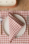 Magiclinen Napkin Set In Clay Gingham At Urban Outfitters