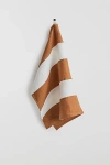 Magiclinen Striped Tea Towel In White/cinnamon At Urban Outfitters