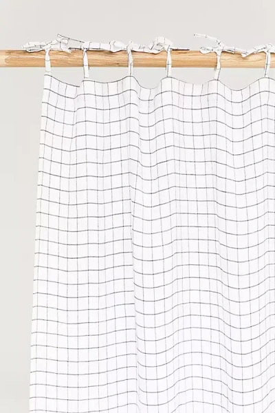 Magiclinen Tie Top Linen Curtain Panel