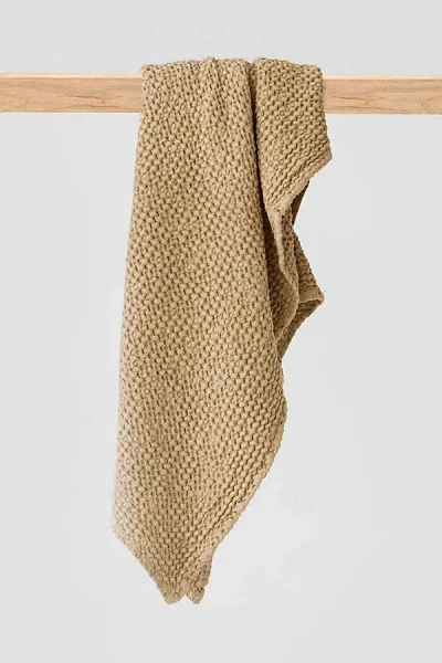 Magiclinen Waffle Bath Towel In Sandy Beige At Urban Outfitters In Brown