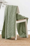 Magiclinen Waffle Throw In Pistachio Green At Urban Outfitters