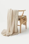 Magiclinen Waffle Throw In Vanilla At Urban Outfitters