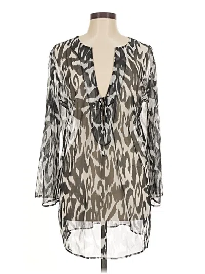 Pre-owned Magicsuit 3/4 Sleeve Blouse In Silver