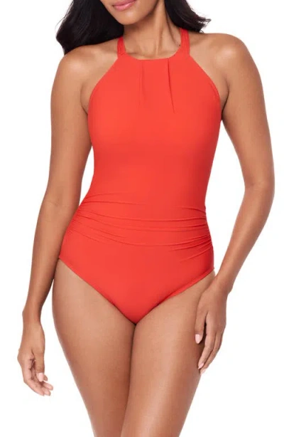 Magicsuit ® Amelia Open Back One-piece Swimsuit In Orange