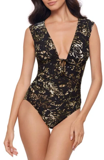 Magicsuit ® Balinese Dash Open Back One-piece Swimsuit
