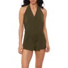 Magicsuit Solid Bianca Romper One Piece Swimsuit In Bamboo