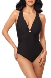 Magicsuit Solid Blakley One Piece Swimsuit In Black