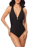 Magicsuit Solid Blakley One Piece Swimsuit In Black
