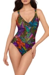 Magicsuit Cactus Flower Dakota One Piece Swimsuit In Multi