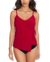 Magicsuit Carma Tankini In Vamp Red