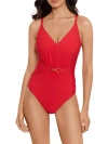 Magicsuit Women's Chain Link Gianna One-piece Swimsuit In Ginger