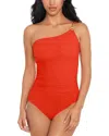 Magicsuit Hyperlink Charlize One-piece Swimsuit In Red