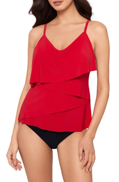 Magicsuit ® Chloe Tankini Top In Red