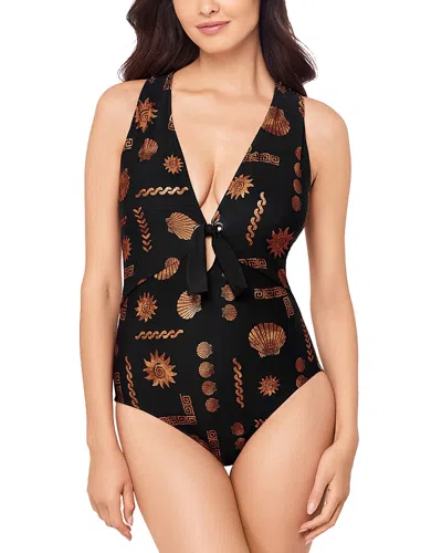 Magicsuit Clamdigger Halle One Piece Swimsuit In Brown