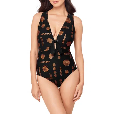 Magicsuit ® Clamdigger Halle One-piece Swimsuit In Black
