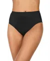 Magicsuit Shirred Jersey Brief Swim Bottom Bikini In Mag Black
