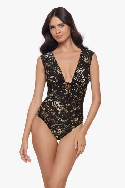 Magicsuit Dash One Piece In Balinese/black