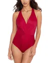 Magicsuit Drew Plunge One-piece In Red