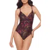 Magicsuit ® Empress Celeste One-piece Swimsuit In Wine Red