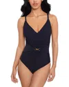 Magicsuit Gianna Chain Link One-piece Swimsuit In Black