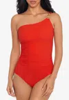 Magicsuit Hyperlink Charlize One-piece Swimsuit In Red