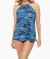 Magicsuit Jean Parker One Piece Swimsuit In Blue In Multi