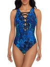 Magicsuit Women's Jewels In The Nile Steffi One-piece Swimsuit In Blue,multi