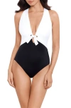 Magicsuit Juxtapose Halle One Piece Swimsuit In White