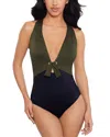 Magicsuit Juxtapose Halle One Piece Swimsuit In Green