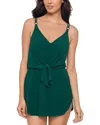 Magicsuit Kami Obi One Piece Swim Dress In Racing Green