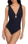 Magicsuit Women's Marquis Kristi Ruched One-piece Swimsuit In Black
