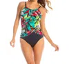 Magicsuit Lisa Underwire High Neck One Piece Swimsuit In Mag Nirvana In Multi