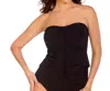 Magicsuit Lola Bandeau Tankini Top In Mag Black