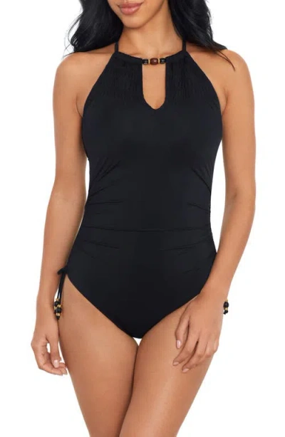 MAGICSUIT MAGICSUIT® MARLEY SACHI RUCHED STRAPPY ONE-PIECE SWIMSUIT