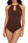 Magicsuit Women's Marley Sachi One-piece Swimsuit In Chestnut