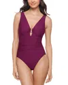 Magicsuit Marquis Kristi One Piece Swimsuit In Boysenberry
