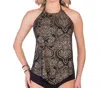 Magicsuit Nicole Underwire Tankini Top In Bandana Black