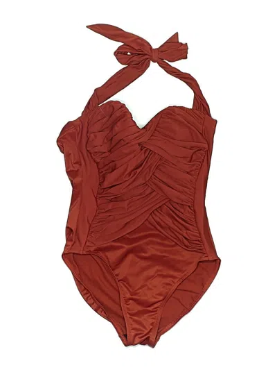 Pre-owned Magicsuit One Piece Swimsuit In Burgundy