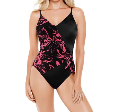 Magicsuit Out Of Line Hailey One Piece Swimsuit In Black