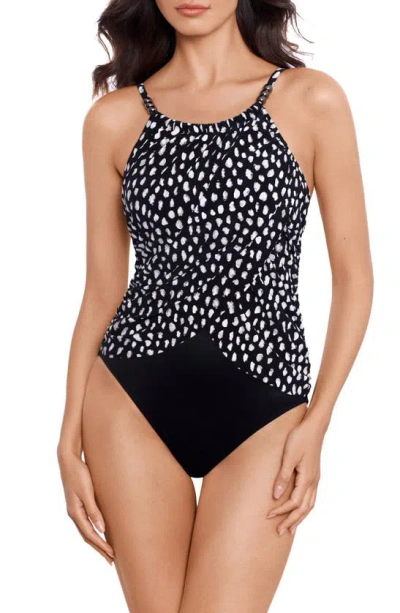 Magicsuit Pebbles Lisa Underwire One-piece Swimsuit In Black/ White