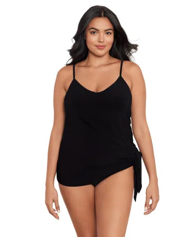 Magicsuit Plus Size Alex Tankini Top In Black