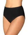 Magicsuit Jersey Shirred Tummy Control Bikini Bottoms In Black