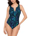 Magicsuit Rainfall Dee Dee One Piece Swimsuit In Blue