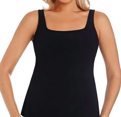 Magicsuit Reese Cowl Back Tankini Top In Black